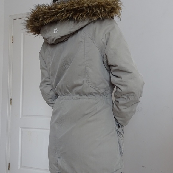 GARAGE GREY PARKA WINTER COAT - Picture 5 of 10